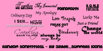 Random Song Titles