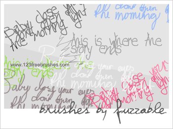 Scribbling Lyrics