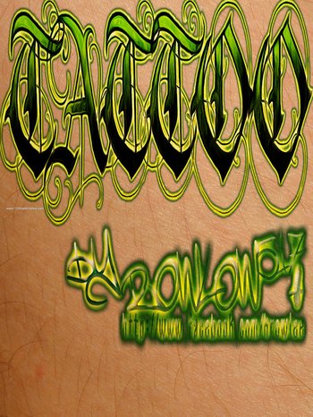 Tattoo Letters
