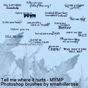 Tell Me Where It Hurts Lyrics