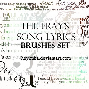 The Fray Song Lyrics
