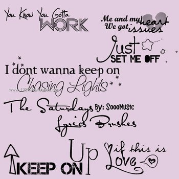 The Saturdays Lyrics