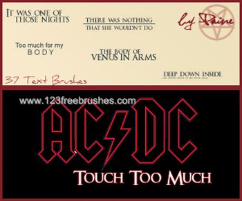 Touch Too Much Lyrics