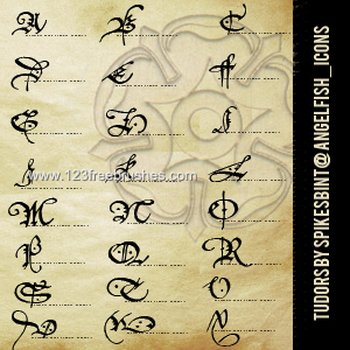 Tudor Initials