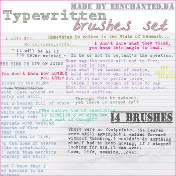 Typewritten