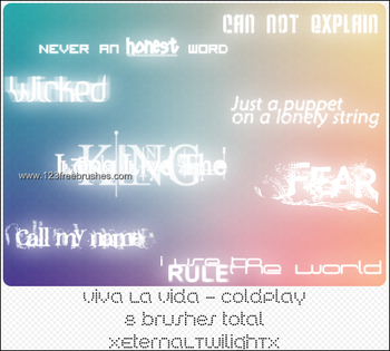 Viva La Vida Text