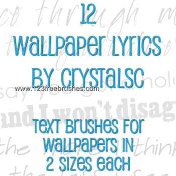 Wallpaper Lyrics