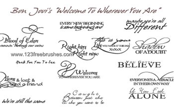 Welcome to Wherever You Are Lyrics