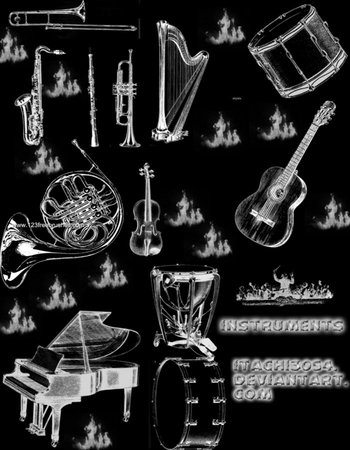 Musical Instruments Guitars – Drums – Saxophone – Piano – Harp