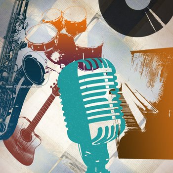 Musical Instruments Guitars – Saxophone – Microphone