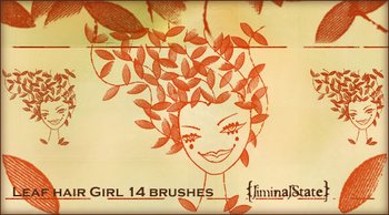 Leaf Hair Girl