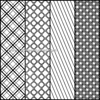 Circle and Striped Pattern