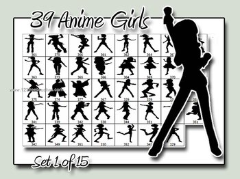 Anime Girl Silhouette