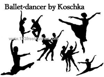 Ballet Dancer Silhouettes
