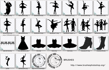 Ballet Dancing Silhouette