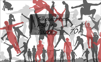 Boys and Girls Silhouettes