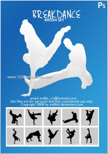 Breakdance Silhouette