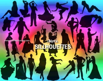 Fashion Men and Women Silhouettes