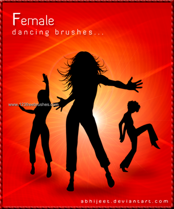 Female Dancing Silhouettes