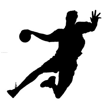 Handball Player Silhouette