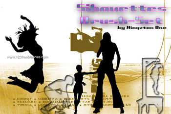 Jumping Girl Silhouette