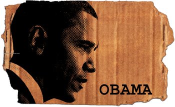 Obama Halftone