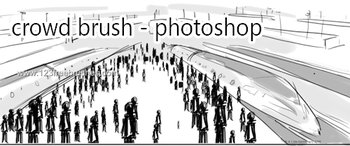 People Crowd Silhouettes