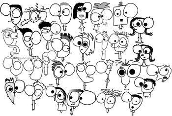 People Faces Cartoon