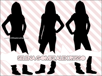 Selena Gomez Silhouette