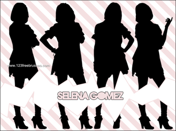 Selena Gomez Silhouettes