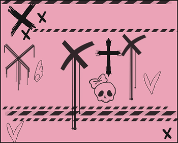 Cross Lines Scribble