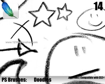 Charcoal Doodle Cartoon