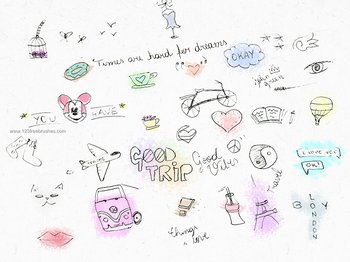 Children Notebook Drawing Doodle