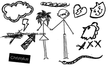 Children Scribble Drawing