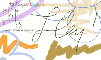 Crayon Scribble Line