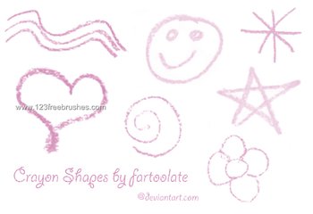 Crayon Shapes Doodle