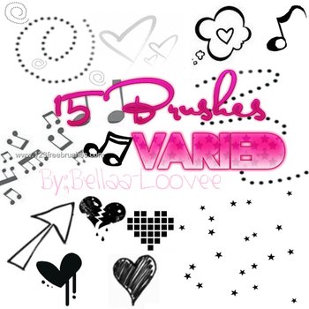 Doodle Arrows and Hearts