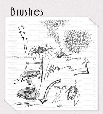 Doodle Children Drawing