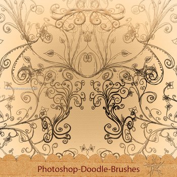 Doodle Floral Decoration