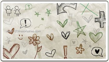 Hand Drawn Scribbles 4