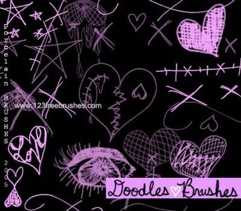 Heart and Stars Doodles
