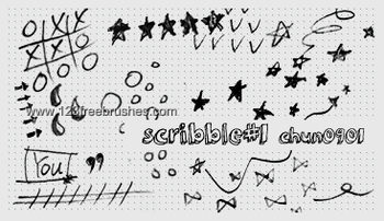 Ink Scribbles Set 1