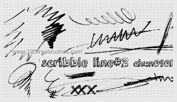Ink Scribbles Set 2