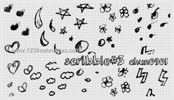 Ink Scribbles Set 3