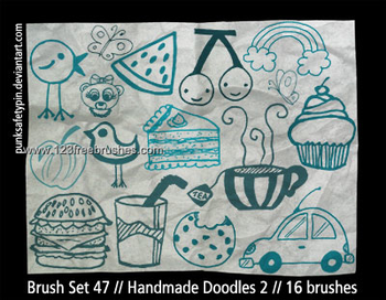 Kids Drawing Handmade Doodles