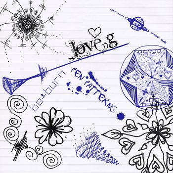 Pen Doodle Flowers Pattern
