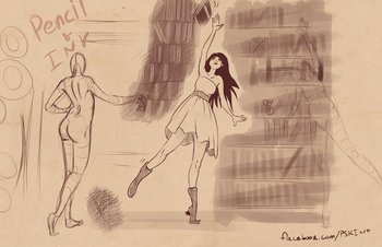 Pencil and Ink Drawing