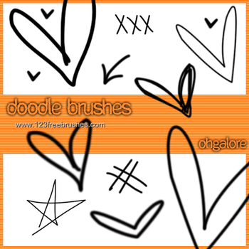 Scribbles Doodles Heart