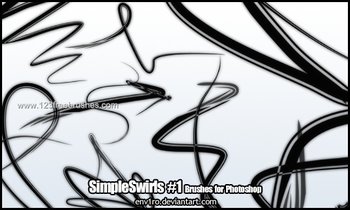 Simple Scribble Swirls