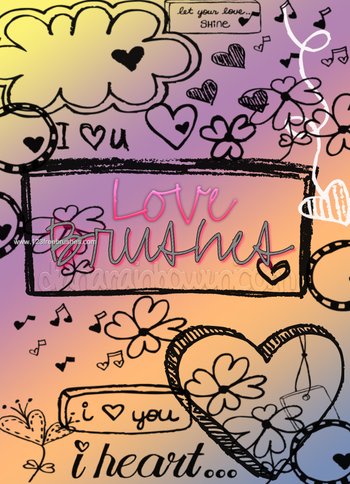 Valentines Love Doodles